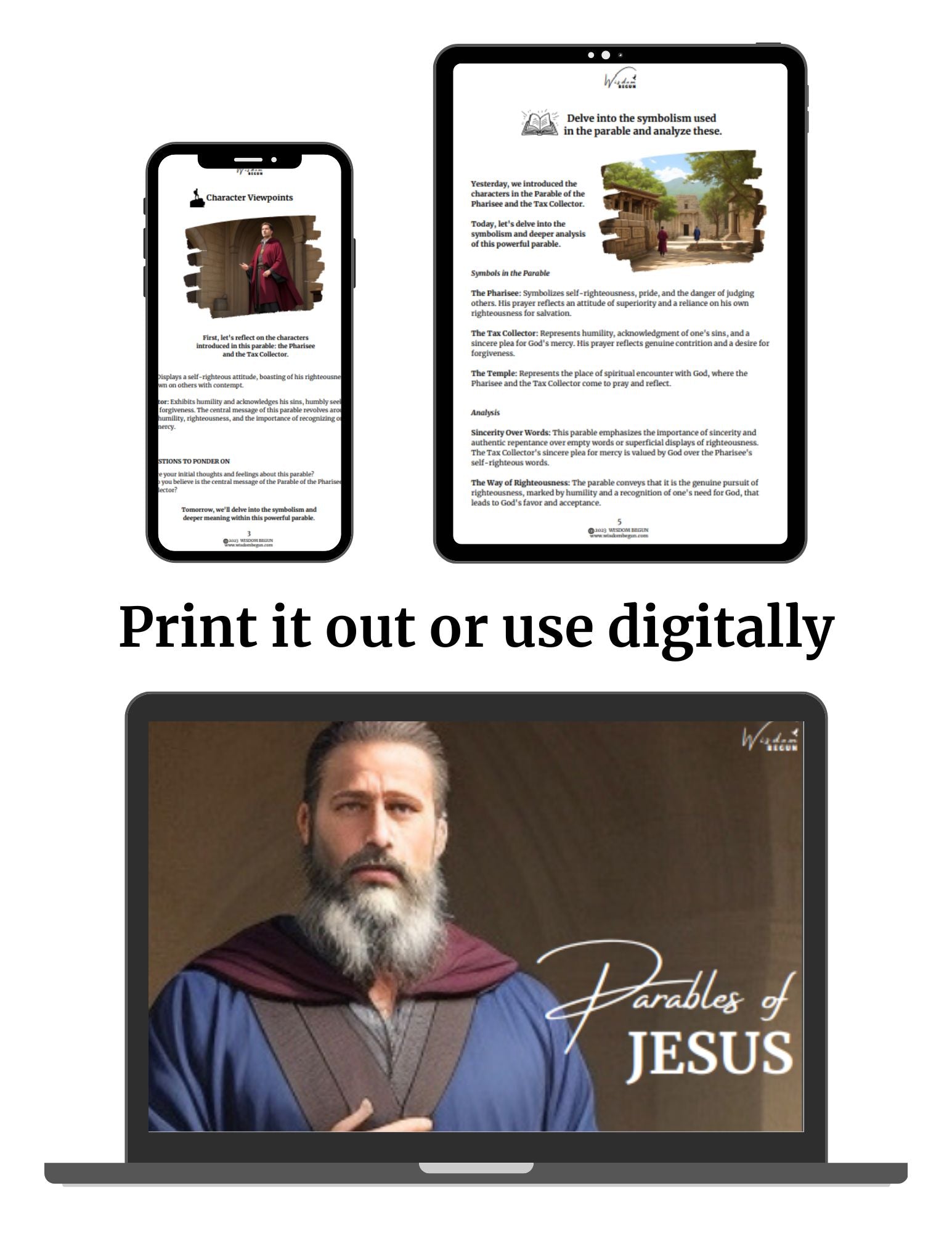 Parables of Jesus 7-Day Course: The Pharisee and the Tax Collector