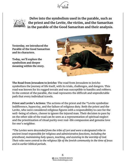 Parables of Jesus 7-Day Course: The Good Samaritan
