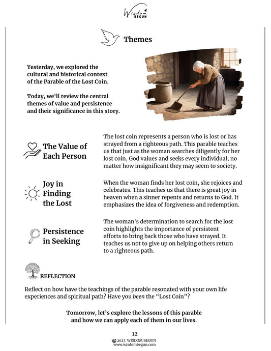 Parables of Jesus 7-Day Course: The Lost Coin