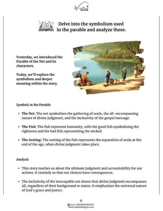 Parables of Jesus 7-Day Course: The Net