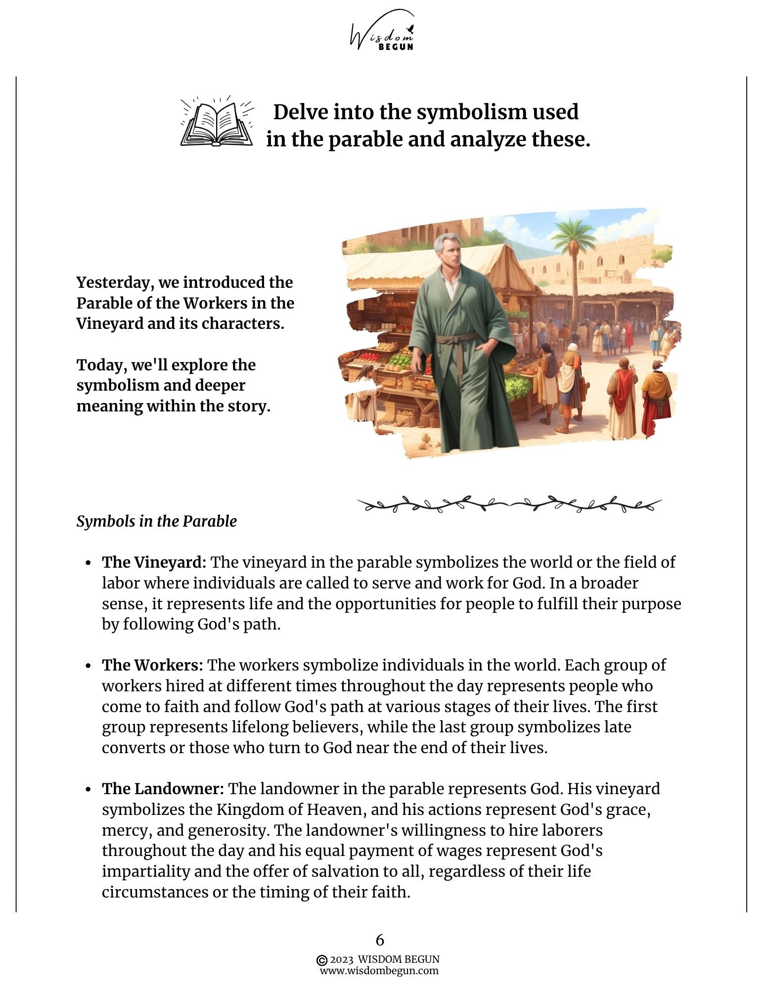 Parables of Jesus 7-Day Course: The Workers in the Vineyard