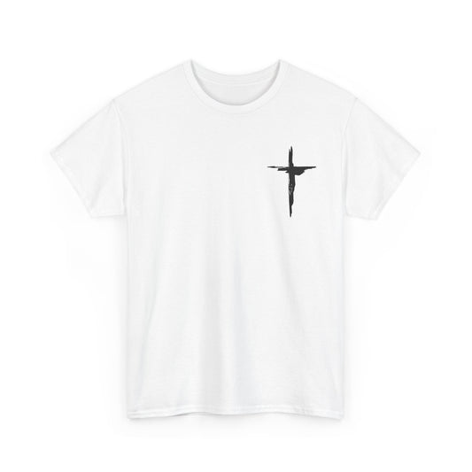 Cross of Grace | Unisex Christian T-Shirt with Minimalist Cross | Faith-Based Religious Apparel