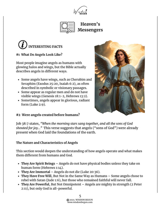 The Angels of God: Guardians, Warriors, and Divine Messengers 7-Day Course