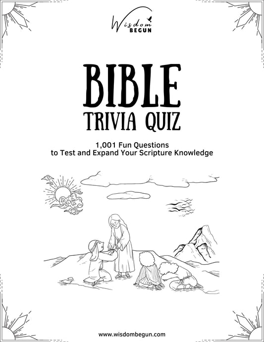Bible Trivia Quiz eBook