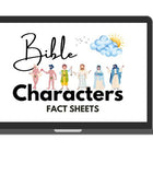 Bible Character Fact Sheets