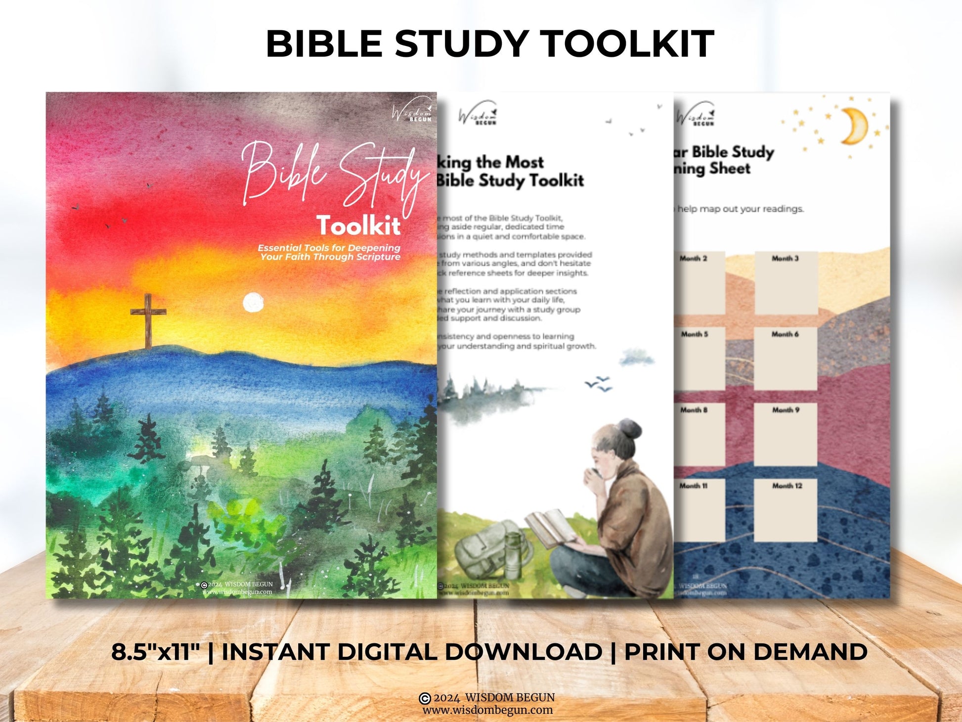 Bible Study Toolkit – The Ultimate Bible Study Journal, Planner & Guide