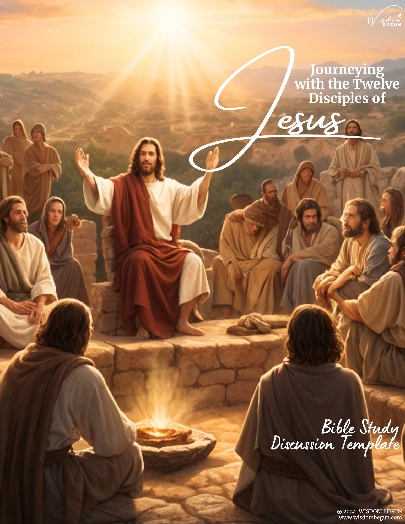 Journeying with the Twelve Disciples of Jesus – Bible Study Discussion Template