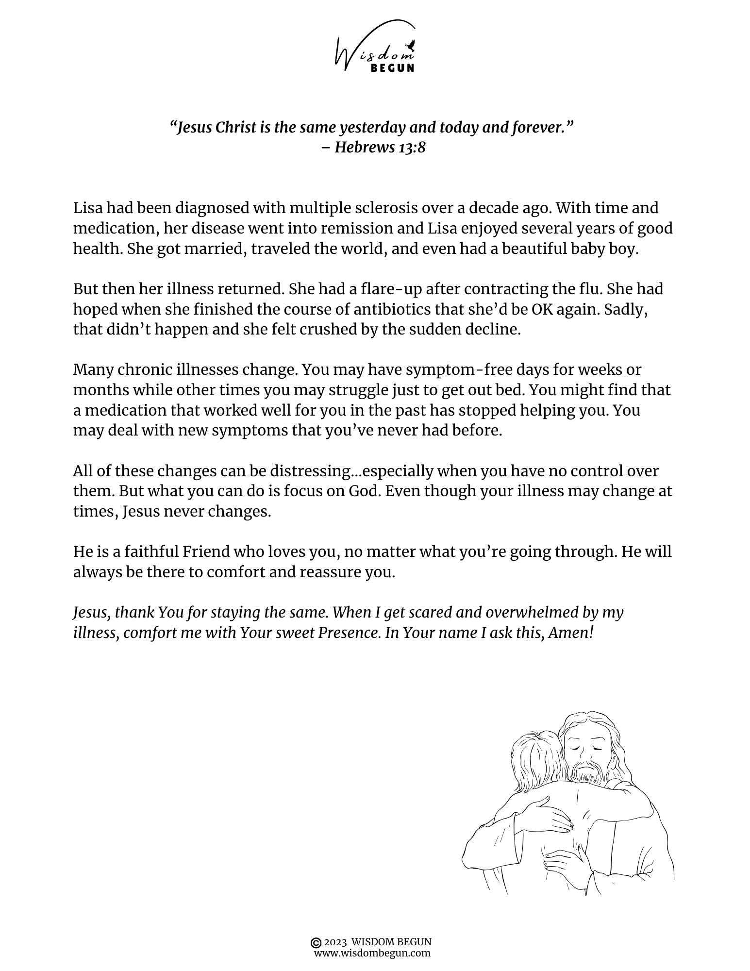 Chronic Illness - 7-Day Devotional Journal