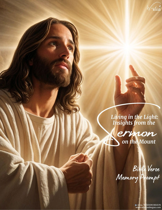 Sermon on the Mount – Bible Verse Memory Prompt