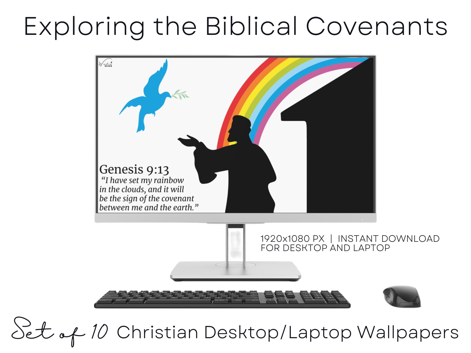 Christian Desktop and Laptop Wallpapers on Exploring the Biblical Covenants – Digital Wallpapers for Desktop and Laptop – 10-Image Digital Bundle