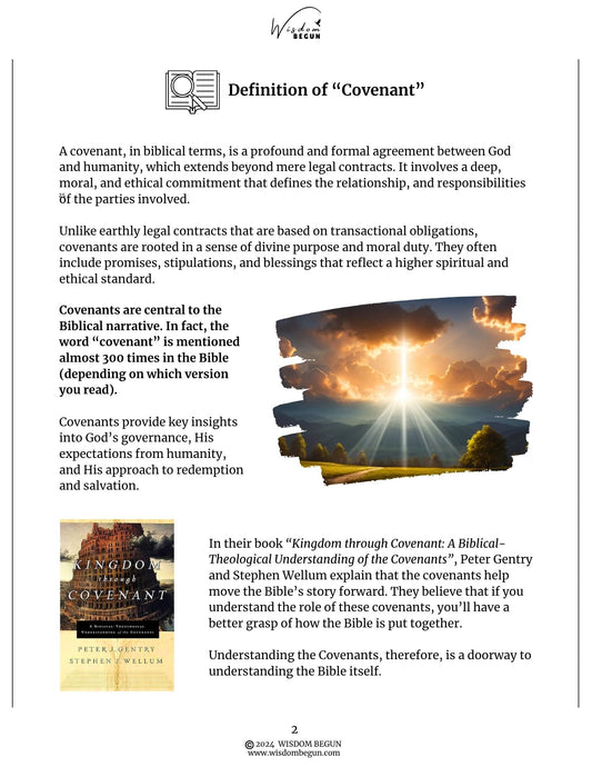 Exploring the Biblical Covenants 7-Day Course