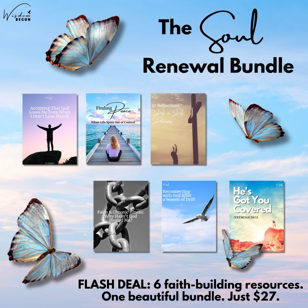 The Soul Renewal Bundle – 6 Faith-Based Resources for Encouragement, Healing & Discipleship