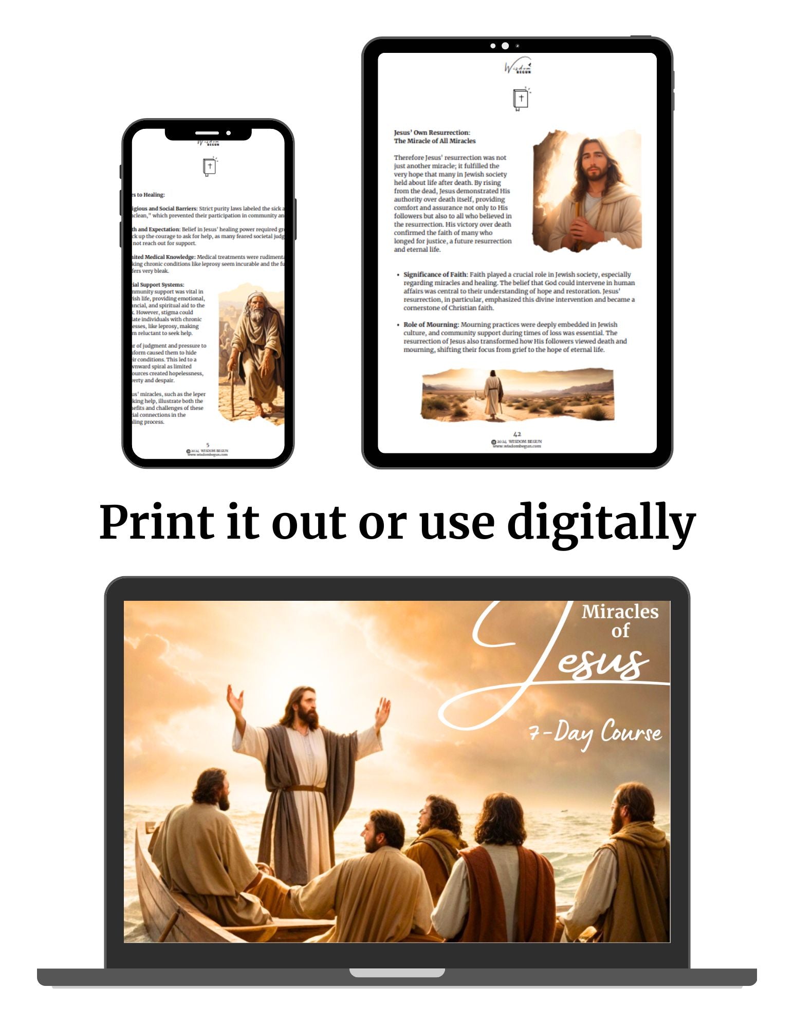 The Miracles of Jesus 7-Day Course