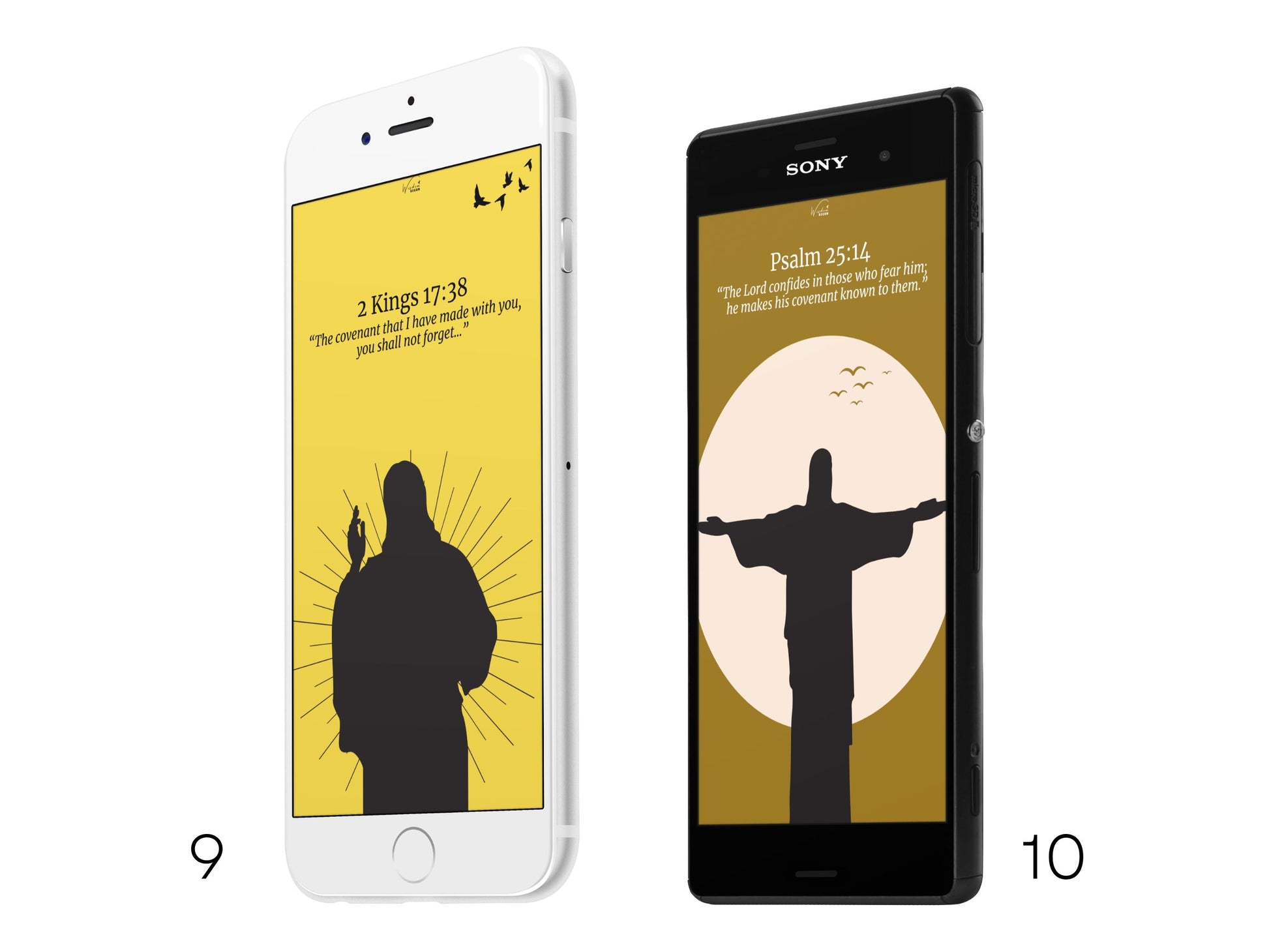 Christian Phone Screen Wallpapers on Exploring the Biblical Covenants – Mobile Phone Wallpapers – 10-Image Digital Bundle