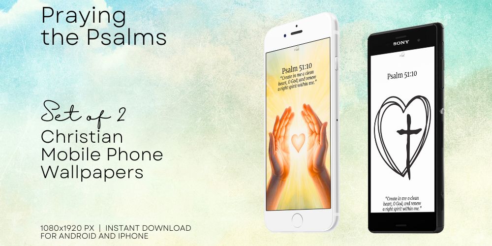 Praying the Psalms - Christian Wallpaper Set
