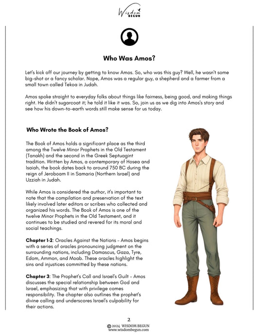 Prophets of the Bible 7-Day Course: Amos