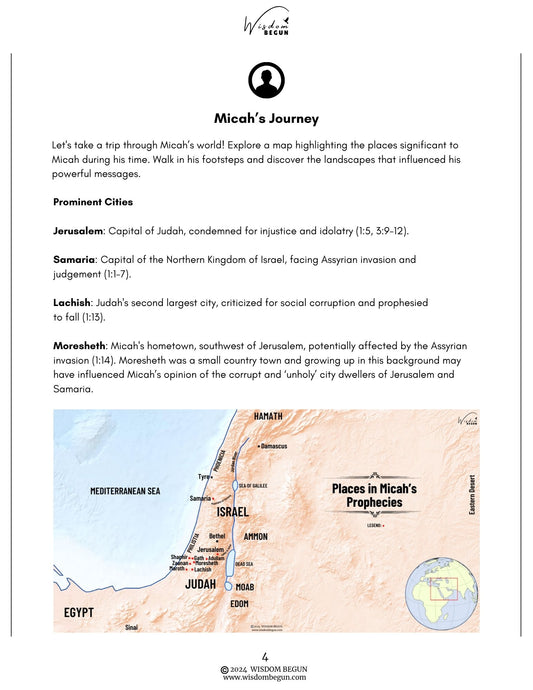 Prophets of the Bible 7-Day Course: Micah