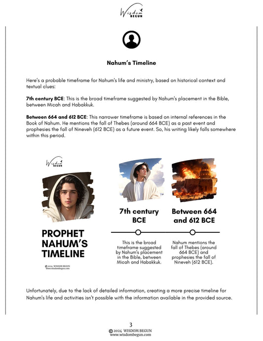 Prophets of the Bible 7-Day Course: Nahum