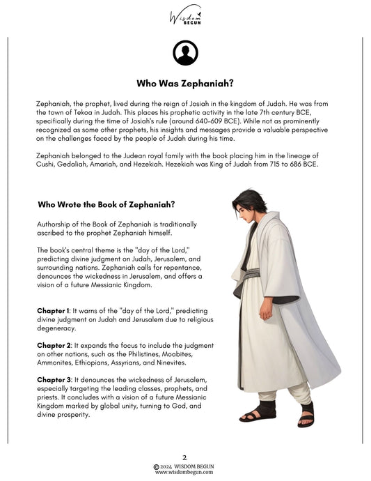 Prophets of the Bible 7-Day Course: Zephaniah