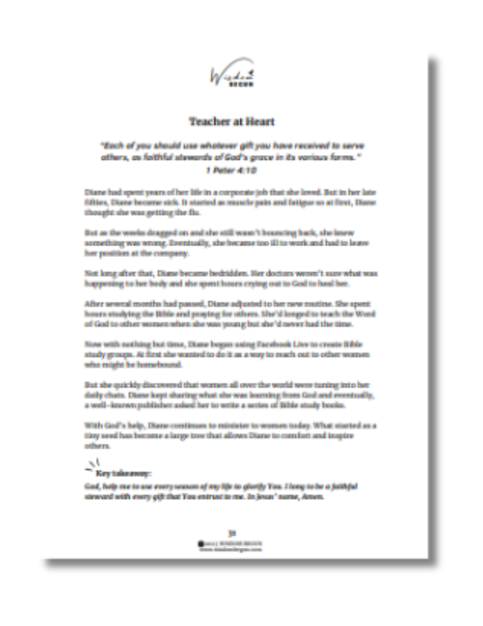 30 Reflections for Hearts in Need
